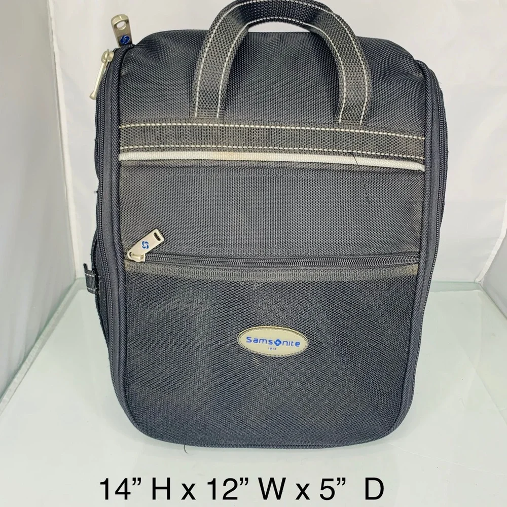 Samsonite 1910 Day Bag to Weekend Duffel Bag 14x12 - Picture 2 of 8